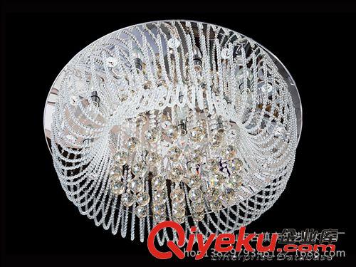 gd現代時尚豪華客廳燈 圓形吸頂燈 LED水晶燈 餐廳燈具LED燈具原始圖片3