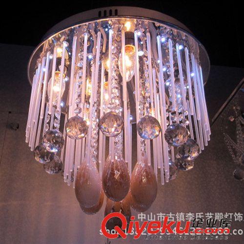 年終大促  新款 平板低壓水晶燈 高光LED吊燈 餐廳客廳燈具 直銷(xiāo)