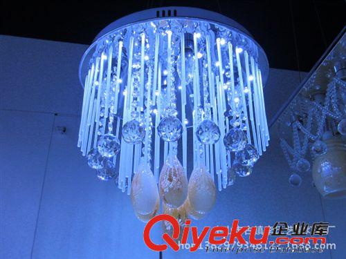 年終大促  現(xiàn)代簡約水晶燈 臥室客廳餐廳燈 水晶吊燈 高光LED原始圖片2