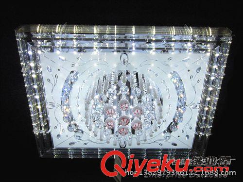 2014新款貼片水晶燈飾 帶遙控LED吸頂燈 950750方形客廳燈飾