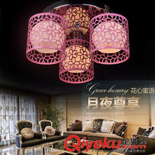 現代簡約臥室吸頂燈陽臺新款LED臥室燈創意房間書房燈具YL-001-3