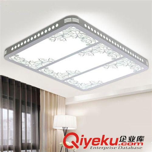 簡約客廳燈 led吸頂燈亞克力方形臥室書房燈具 廠家批發ZX026荷花原始圖片2