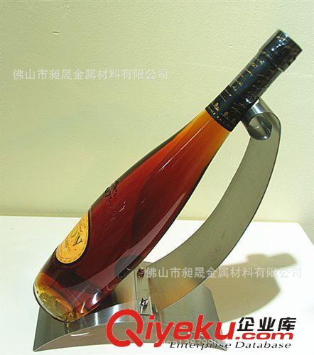 不銹鋼簡約單個紅酒架 廠家定做原始圖片3