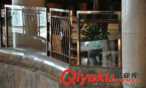 玫瑰金酒店門玻璃門各種款式不銹鋼拉手定做