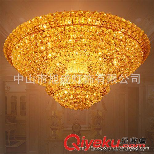 臥室吸頂燈 LED燈 LED傳統(tǒng)黃水晶燈 燈飾古鎮(zhèn)  客廳吸頂燈