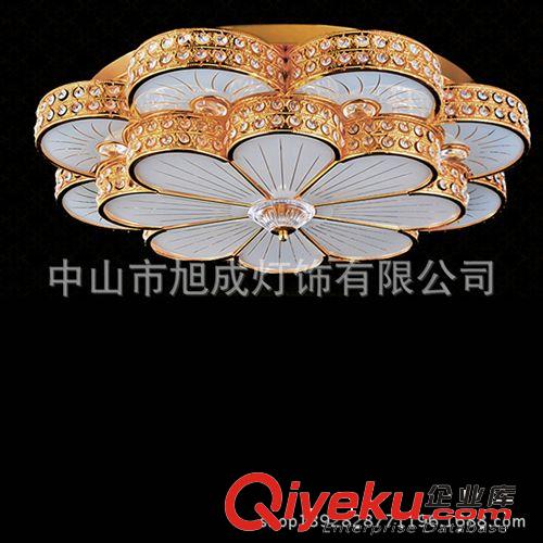 led客廳吸頂燈 酒店裝飾燈臥室吸頂燈  現代吸頂水晶燈飾燈具廠家原始圖片3