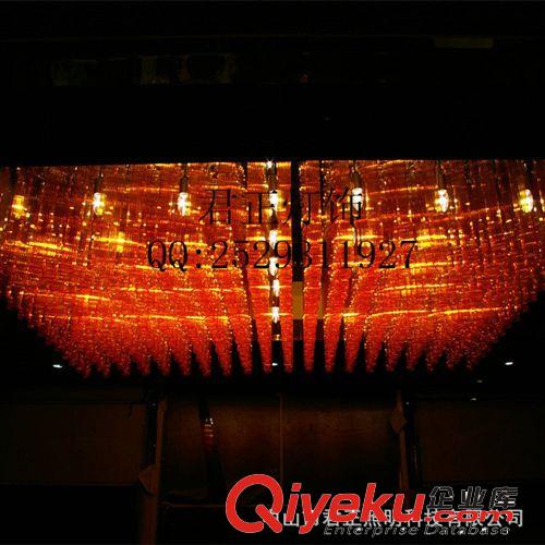 中山燈飾專業生產大型水晶吸頂燈/酒店水晶燈 歡迎合作