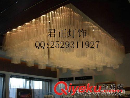 中山燈飾廠 大堂水晶吸頂燈 酒店工程燈 會所吸頂燈