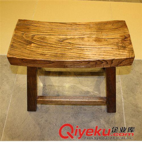 tj實木家具 廠家直銷 可定制原木換鞋凳 混批類榆木田園短板凳