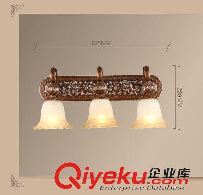 雙頭復古歐式鏡前燈浴室衛(wèi)生間鏡柜燈具簡約化妝臺壁燈飾3118原始圖片2