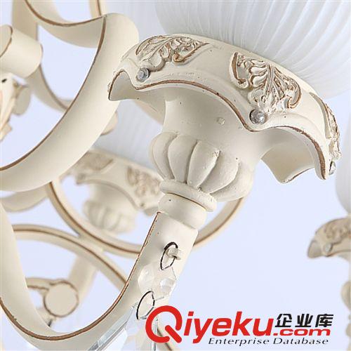 廠家批發(fā)歐式吊燈 客廳燈房間燈餐廳燈 簡(jiǎn)約田園鐵藝樹脂吊燈2004原始圖片3