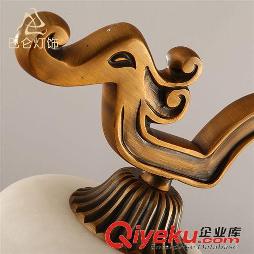西班牙進(jìn)口云石燈吊燈 單頭三頭餐廳燈 全銅工程吊燈飾3066原始圖片3