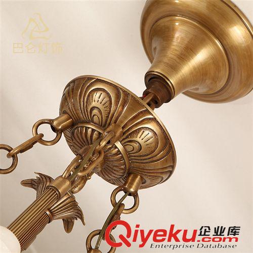 西班牙進口云石燈全銅燈具客廳燈歐式吊燈酒店雙層三層工程燈3042原始圖片3