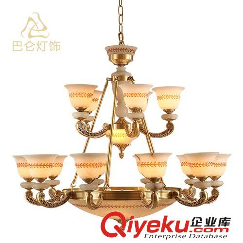 供應班西班牙tr云石燈 歐式客廳 雙層吊燈酒店吊燈飾3045原始圖片2