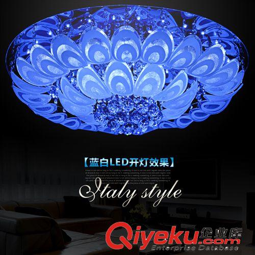 尚人居 現代簡約led水晶吸頂燈具客廳燈餐廳臥室燈圓形燈具8098原始圖片2