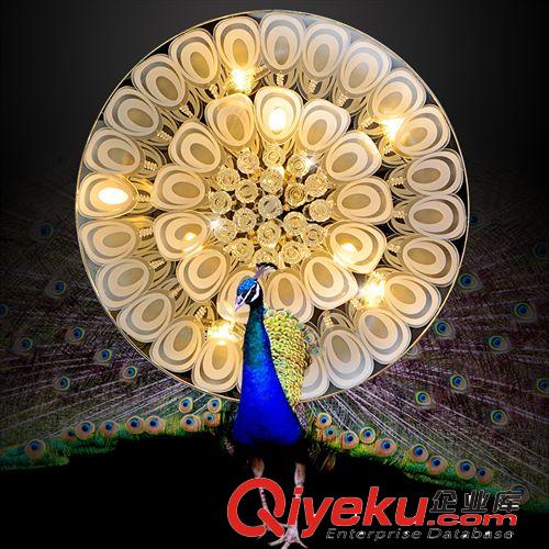 尚人居 現代簡約led水晶吸頂燈具客廳燈餐廳臥室燈圓形燈具8098原始圖片3