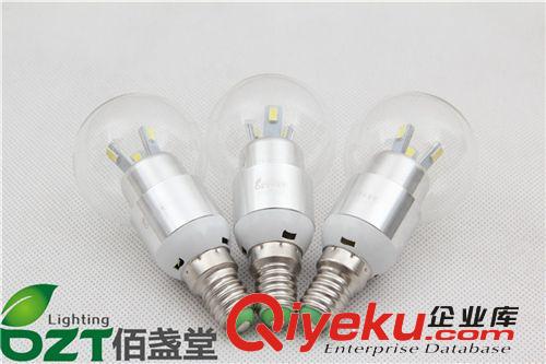 LED圓泡球泡燈鋁件三叉 E27 E14 白光/暖光