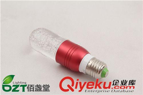 RGB七彩水晶燈泡16色遙控變色燈 E27 3W節能背景燈可調光-熱狗