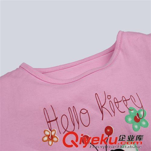 兒童套裝 卡通hello kitty童裝 新款歐美原版外貿　工廠直銷童裝