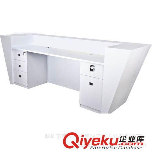 深圳辦公家具廠專業生產時尚美觀公司前臺桌接待臺原始圖片2
