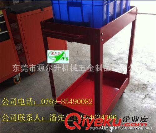 供應工具車，東莞銷售銷售批發紅色雙層工具車，1臺起批原始圖片3