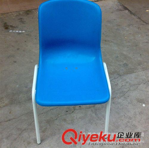 生產(chǎn)各類(lèi)款式椅子，車(chē)間鐵四腳藍(lán)色靠背椅，工作椅子，可送貨原始圖片2