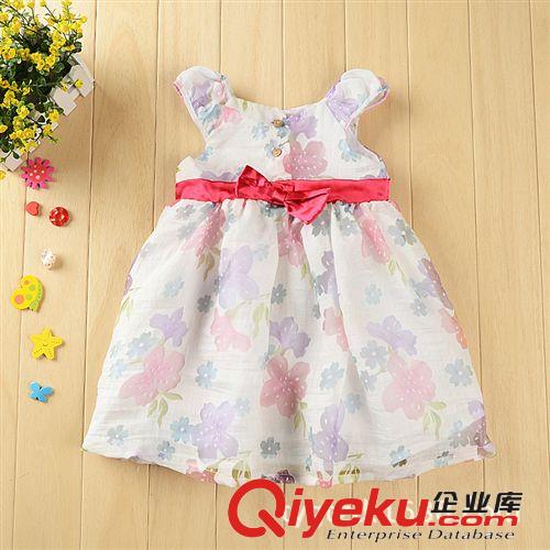外貿(mào)品牌童裝兒童裙子夏款新品 韓版女童公主紗裙寶寶背心蓬蓬裙原始圖片2