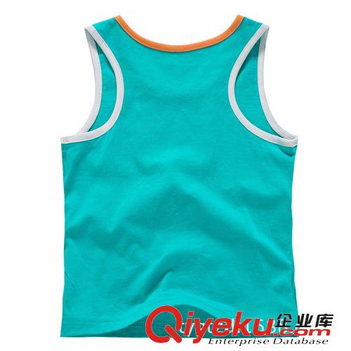 外貿(mào)原單童裝男童背心批發(fā)夏款新品 品牌韓版兒童全棉卡通背心