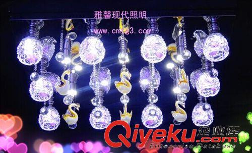 天鵝水晶燈F256A｜平板燈廠家｜實力新款｜促銷燈飾批發商原始圖片2