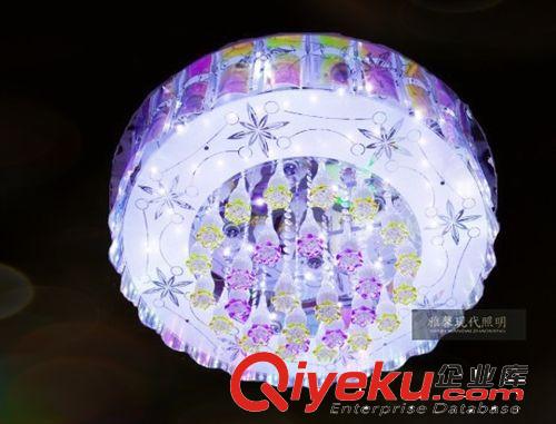 【特惠伙拼】平板低壓燈|圓形水晶燈|現代吸頂燈F105C|廣東品牌原始圖片3