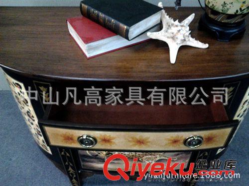 廣東美式彩繪實木板式歐式法式地中?，F代韓式客廳書房臥室家具原始圖片3