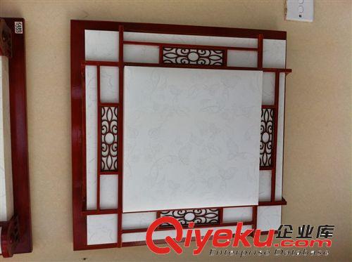 廠家供應(yīng) 羊皮燈 木藝LED吸頂燈 客廳燈原始圖片3