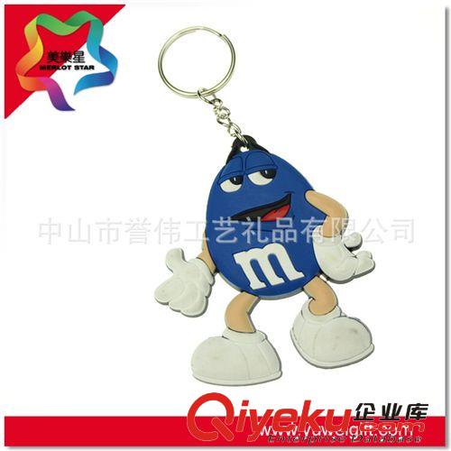 專業(yè)生產(chǎn)廣告卡通PVC軟膠鑰匙扣,3D軟膠公仔,軟膠環(huán)保材質(zhì)原始圖片3