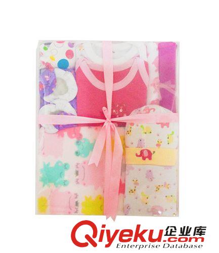 2014新款禮盒 新生嬰兒短袖連身衣 配襪子手套禮盒11件套原始圖片2