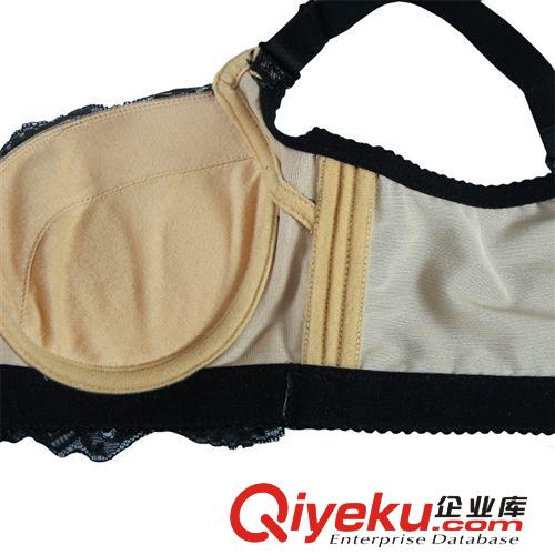 女士性感蕾絲精油am小胸厚款超聚攏調整型文胸罩剛圈內衣套裝原始圖片3