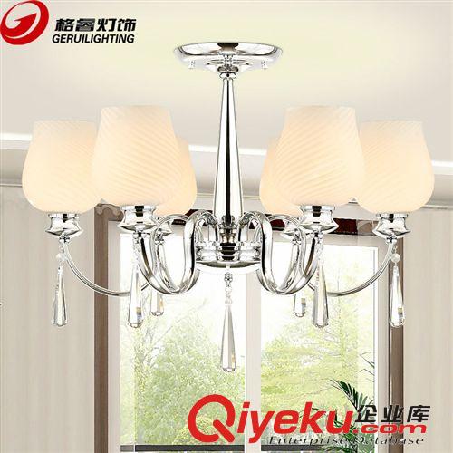 格睿現(xiàn)代簡約led水晶吸頂燈具藝術(shù)客廳臥室圓形燈餐吊燈具079原始圖片3