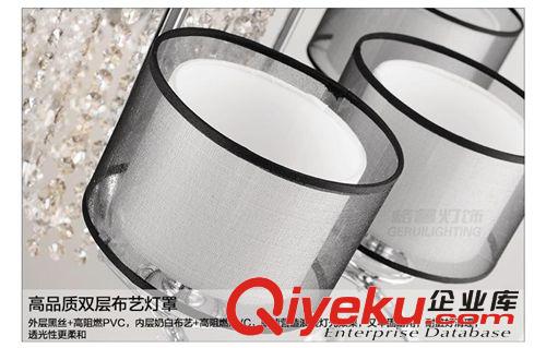 格睿/現代客廳燈藝術吊燈圓形簡約創意餐廳臥室燈具水晶吊燈飾012原始圖片2
