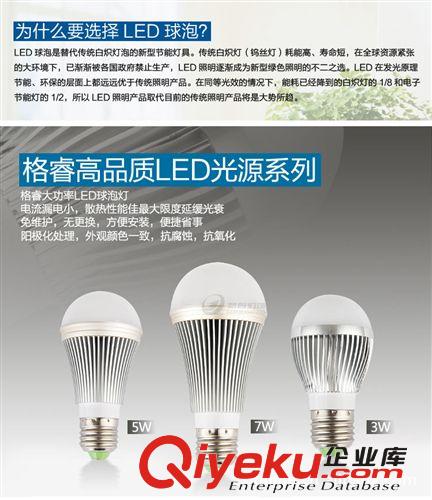 廠家直銷led燈泡3W 5W 7W 12w led球泡燈批發(fā) 超級(jí)節(jié)能LED燈泡