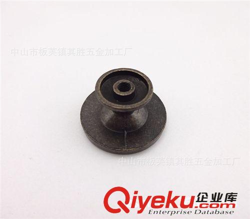 C087廠家直銷裝飾用現(xiàn)代單孔咖古色鋅合金拉手原始圖片3