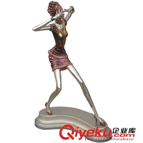 【做工精細】阿馬司批發(fā)樹脂手1927-PF.2女小丑公仔 家具飾品