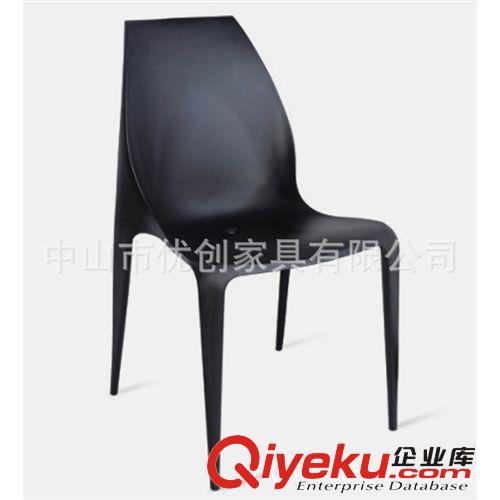 [SP-UC205]廠家直銷福建 米黃色PP塑料 茶餐廳甜品店塑膠椅子