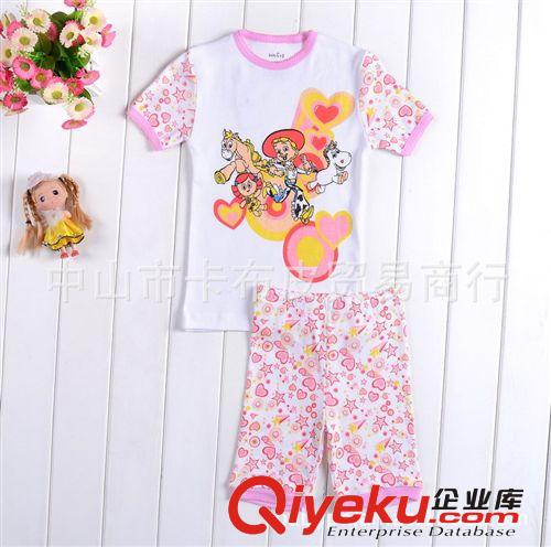 免費(fèi)一件代理代銷(xiāo)童套裝/gap短袖家居服一件代發(fā)/純棉兒童睡衣原始圖片2