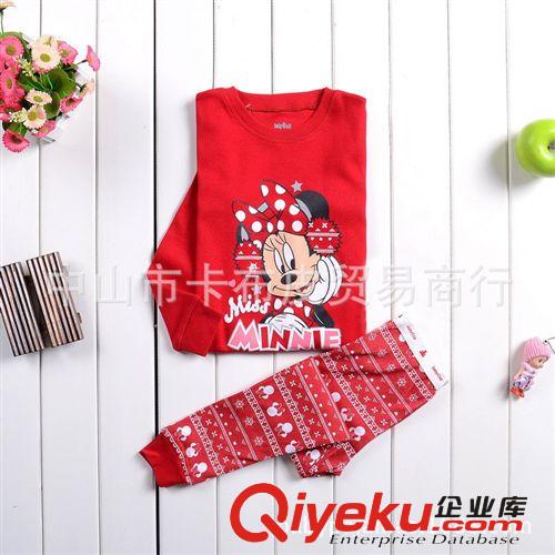 迪士尼disney女童米妮長(zhǎng)袖家居服套裝/gap家居服全棉一件代理代發(fā)原始圖片2