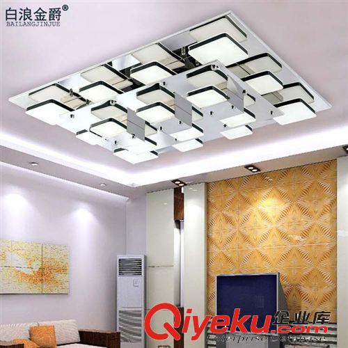 天空之城 現代不銹鋼大功率led客廳吸頂燈會場燈飾燈具 包郵物流