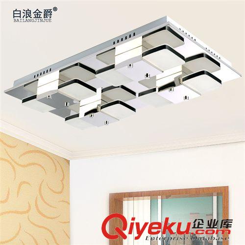 天空之城 現代簡約客廳燈臥室燈書房燈不銹鋼LED吸頂燈飾燈具原始圖片2