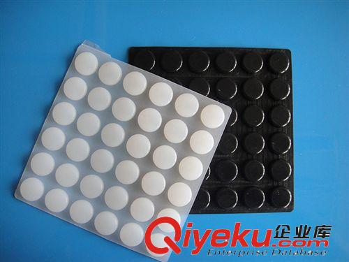 10*3圓柱透明硅膠墊  耐高溫腳墊  絕緣膠墊生產廠家原始圖片3