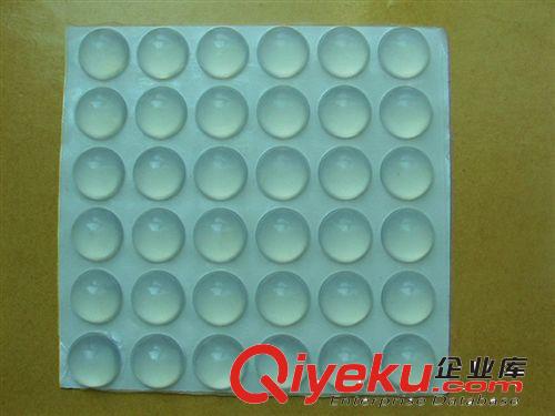 9*3.5平面圓柱型透明膠墊  電器防撞橡膠腳墊 硅膠防滑墊片