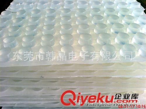 9*3.5平面圓柱型透明膠墊  電器防撞橡膠腳墊 硅膠防滑墊片原始圖片3