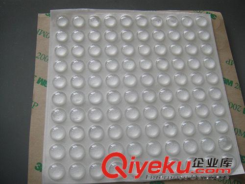 9*3.5平面圓柱型透明膠墊  電器防撞橡膠腳墊 硅膠防滑墊片