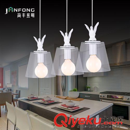 簡豐led小鴨小鳥吊燈餐廳臥室吧臺燈創(chuàng)意個性簡約美式鄉(xiāng)村吊燈原始圖片2